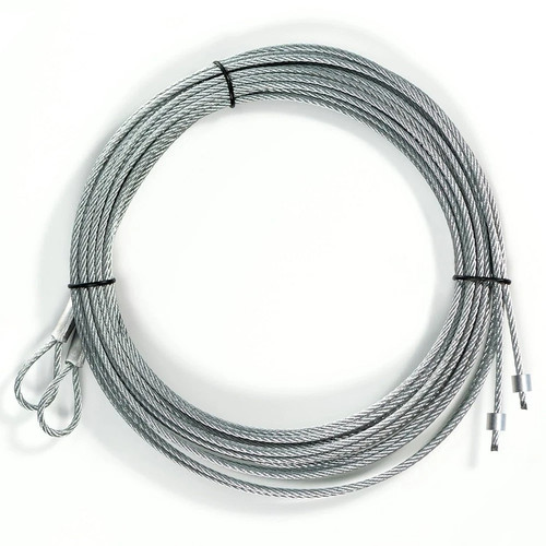 Garage door cable replacement - door,