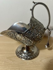 vintage silver-plated sugar