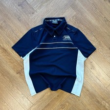 vintage y2k 00s shoei xr-1100 motorcycle helmet promo polo short sleeve t shirt