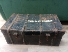 Vintage Black Metal Steamer