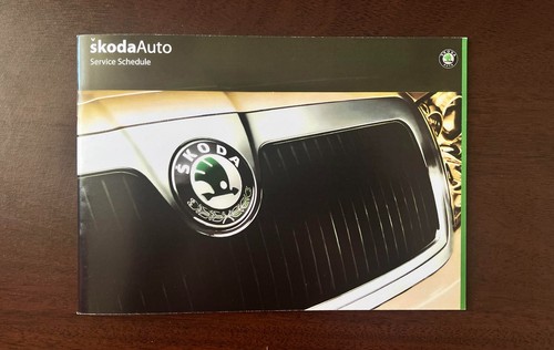 Skoda service book stamped - service,