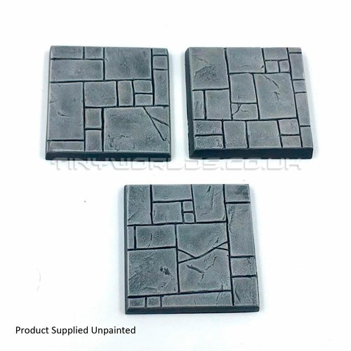 50mm square paved stone - 50mm,