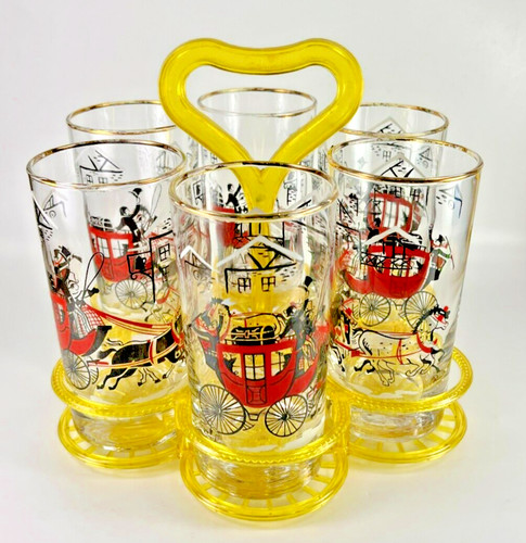 Vtg currier ives drink - vtg,