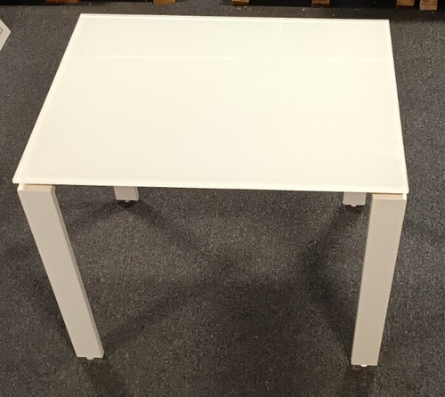 Modern rectangular white glass - modern,