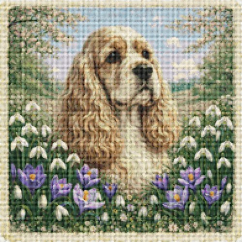 American cocker spaniel puppy - cocker,