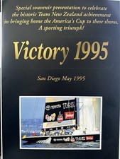 New Zealand - 1995 - Victory Amazing Souvenir Presentation: America’s Cup Win!