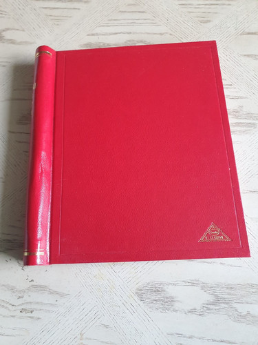 Stamford major stamp album red - album,