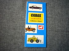 Corgi Juniors: Collectors' Album, unused, very good condition, made in GB