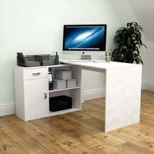 SALE Adjustable Computer Desk PC Laptop Table Home Office Furniture White 
