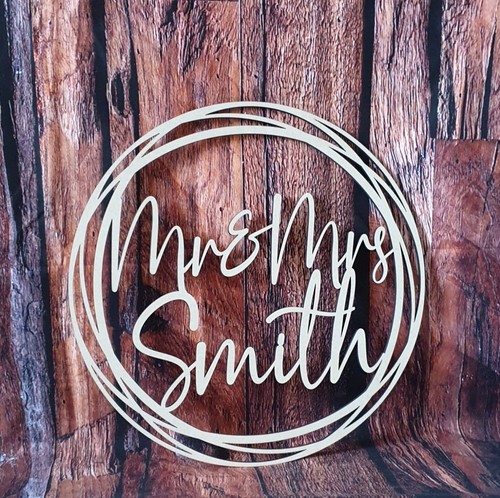Personalised wedding wooden - personalised,