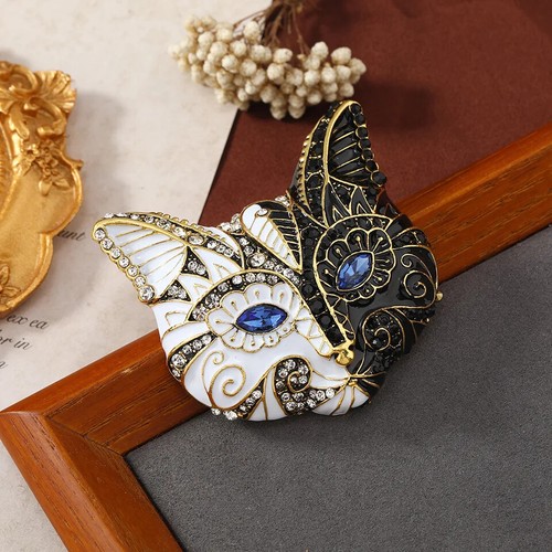 Vintage women cat mask - vintage,