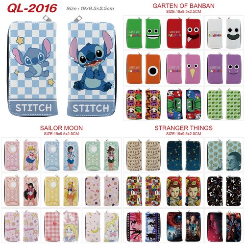 Sailor moon stitch long wallet - moon,