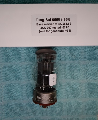 Tung sol 6550 tube - tung-sol,