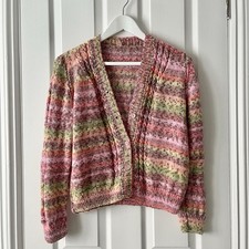 Hand Knit V-Neck Cardigan |