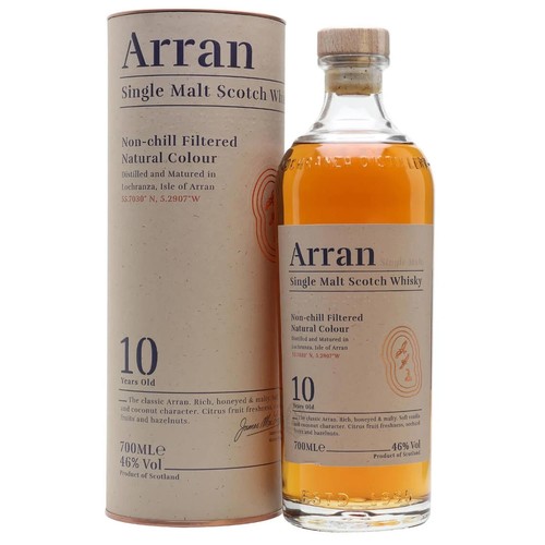 Arran year old whisky 70cl - year,