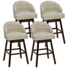 Set of 4 Swivel Bar Stools