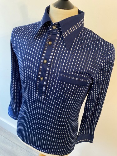 Rare mens 70s jackpoint navy - mens,