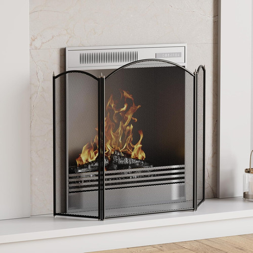 Selby panel fire - fire, screen