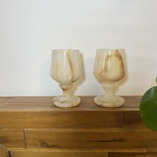 Onyx Goblets, Marble Drinking