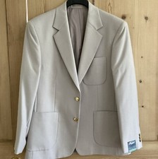 Mens Single Breasted Classic Oxford Regular Fit Blazer by Chums Size 42 New