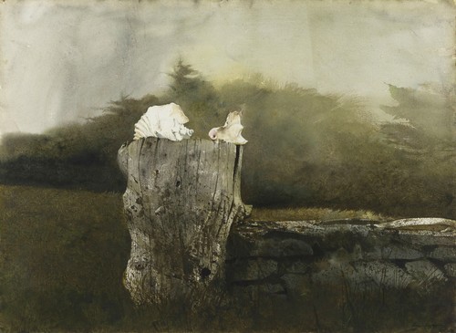 Andrew wyeth whalebone 22x30 - wyeth:,