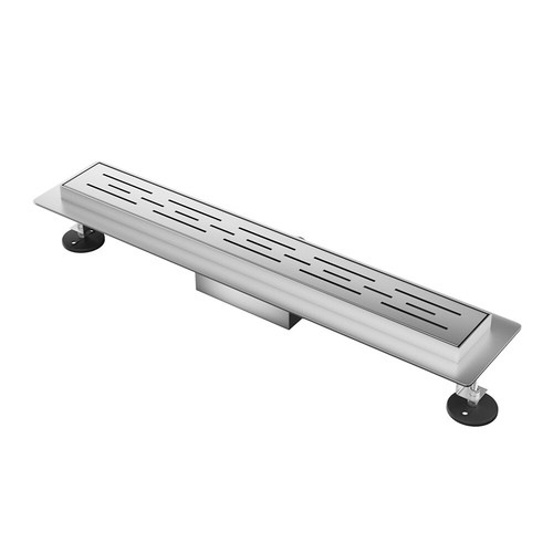 Stainless steel linear shower - stainless,