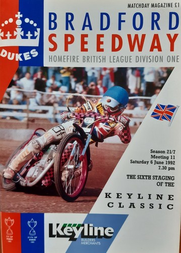 Bradford speedway programme - bradford,