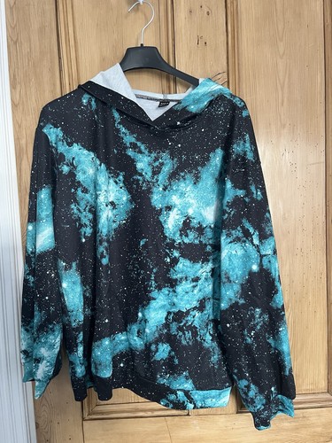 Shein hoodie galaxy - galaxy, turquoise