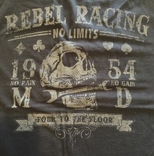 Gildan Rebel Racing Black Tank