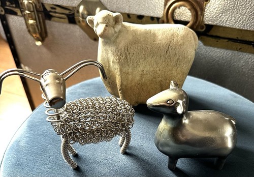 Curated trio artisan sheep - trio,