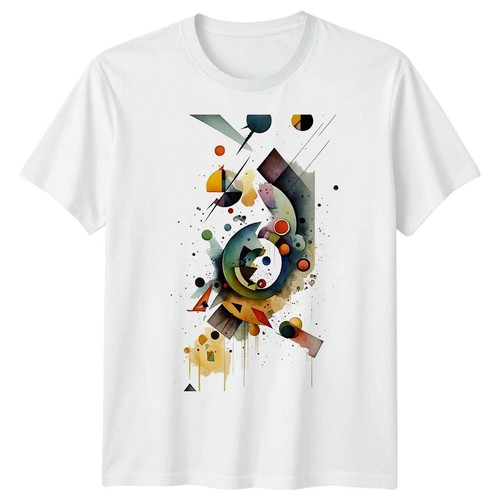 Abstract geometric watercolor - abstract,