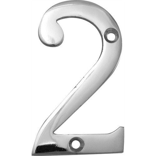 Chrome house number - chrome,