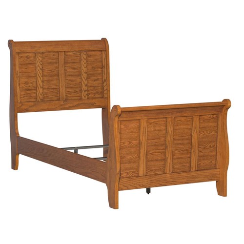 Grandpas cabin twin sleigh - cabin,
