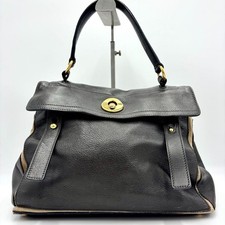 Yves Saint Laurent Muse Two Leather Handbag Black y2k Vintage