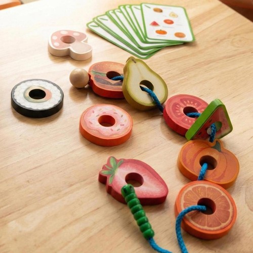 Wooden caterpillar threading - wooden,