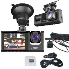 3 Channel Dash Cam Front Rear
