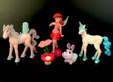 DISNEY ROSETTA FAIRY ELC FANTASY GLITTER UNICORN FIGURE BUNDLE