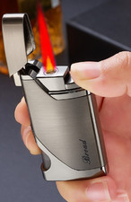 Free Name Engrave  Windproof Gas lighter  Cigarettes Gas  lighter #299
