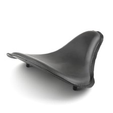 Black leather solo - black, slim