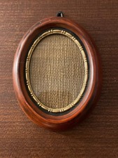 Small Oval Photo Frame Wood
