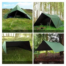 19Hang Points Tent Tarp Survival Sun Shelter Shade Canopy Backpacking Waterproof
