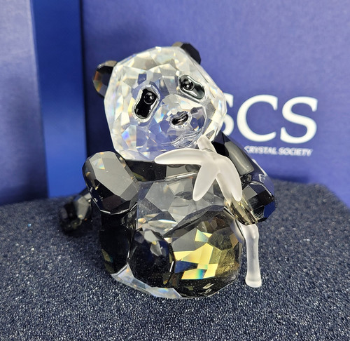 Swarovski panda cub with - swarovski,