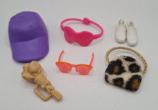 Barbie Accessories-Cap, Sunglasses, Eyemask, Handbag, Shoes & Flowers
