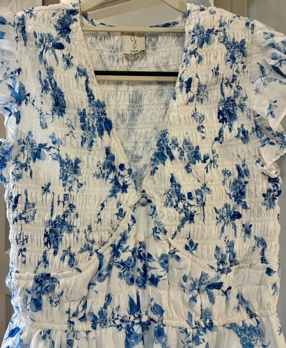 Joie smocked floral - floral, dress