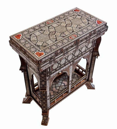 Vintage marquetry wood inlaid - vintage,