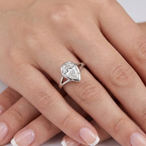 14k gold solitaire engagement - gold,