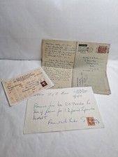 Vintage letters old stamps - letters,
