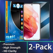 For Samsung Galaxy S20 S21 S22 S23 S24 S25 FE Tempered Glass Screen Protector