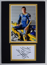 James Toseland Signed Autograph A4 photo display Superbikes Motorbike COA AFTAL