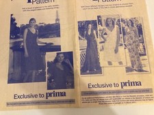 2 Prima Magazine Dressmaking patterns dresses
